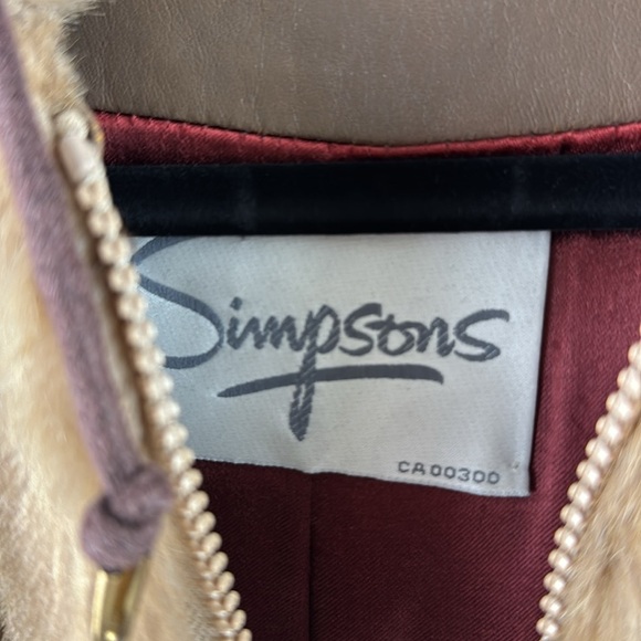 Vintage Simpsons Tissavel France Faux Fur Mob Boss Retro Cozy Hooded Coat - Picture 3 of 12